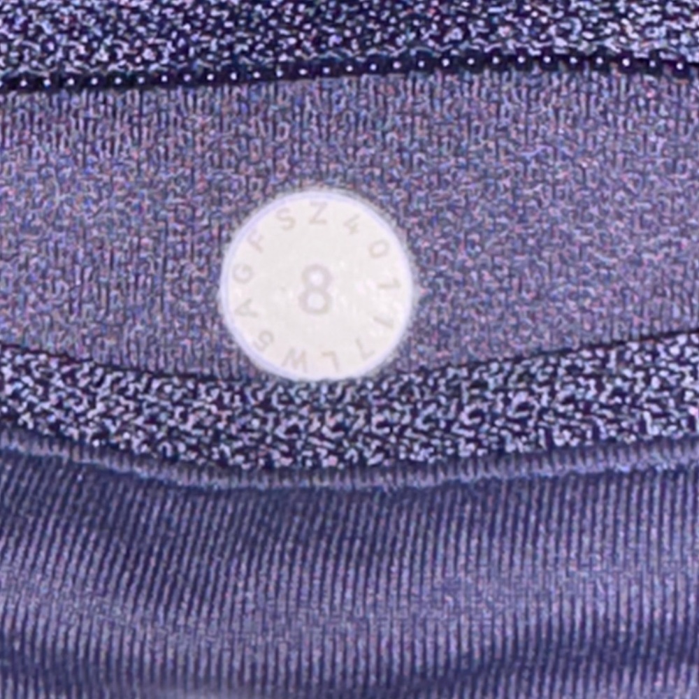 lululemon Navy Blue High-Rise Leggings Size‎ 8 Full Length (0933) - Picture 2 of 5